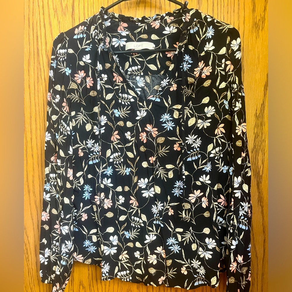 Loft Small floral print blouse